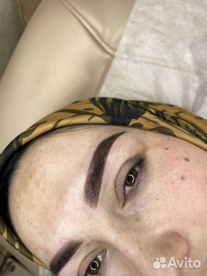 Перманент бровей и губ