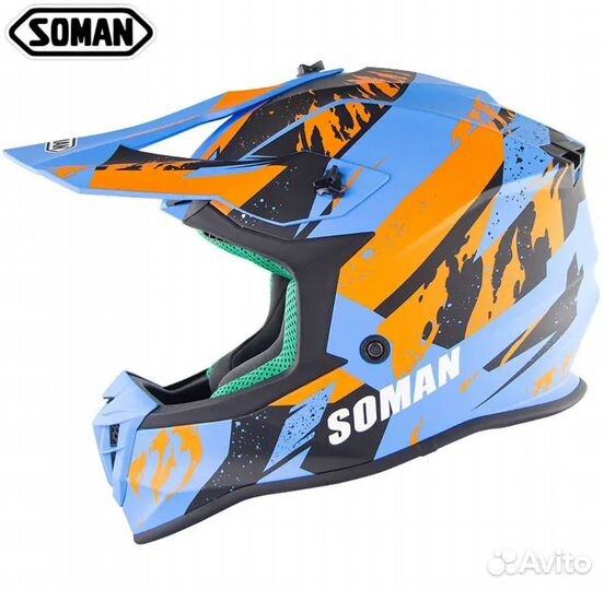 Мотоциклетный шлем Soman