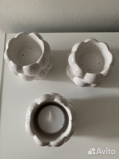 Подсвечники керамические новые