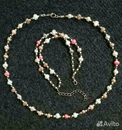 Комплект: бусы и браслет 