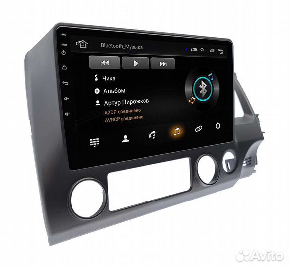 Штатная магнитола HondaCivic седан 2006-11,пр/руль