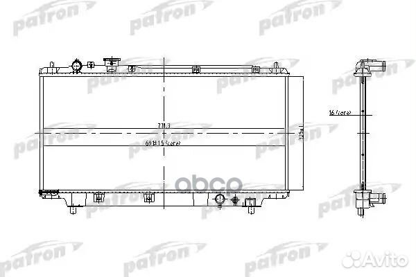 Радиатор системы охлаждения паяный mazda: 323 1