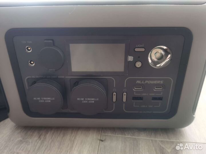 Портативная Lifepo4 станция 600вт+солнечная панель