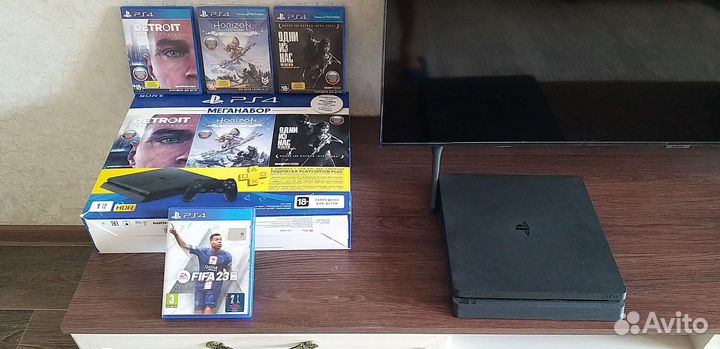 Игровая приставка sony playstation 4 slim 1 tb