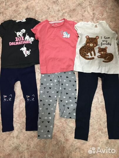 На Доставке вещи пакетом HM на девочку 98 104