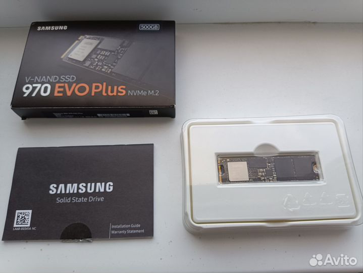 Ssd samsung 970 evo plus 500gb nvme