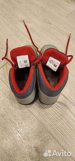 Лыжи детские 120 с ботинками 30 размер бу