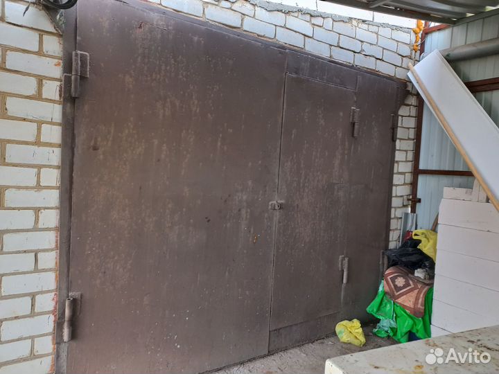 Ворота гаражные металлические бу