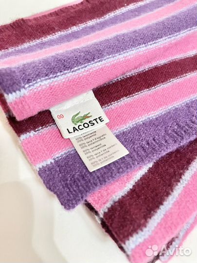 Lacoste оригинальный шарф