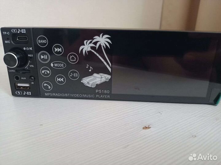 Автомобильная магнитола 1din с цветным дисплеем