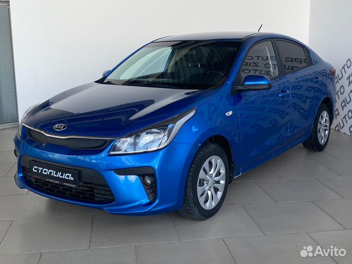 Kia Rio 2018 синий