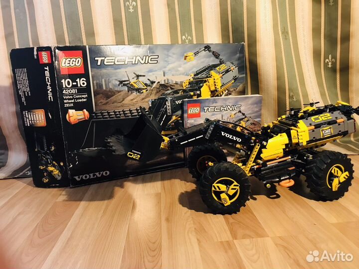 Lego technic 42081 трактор volvo