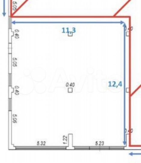 Торговая площадь, 70м2, 140 м²