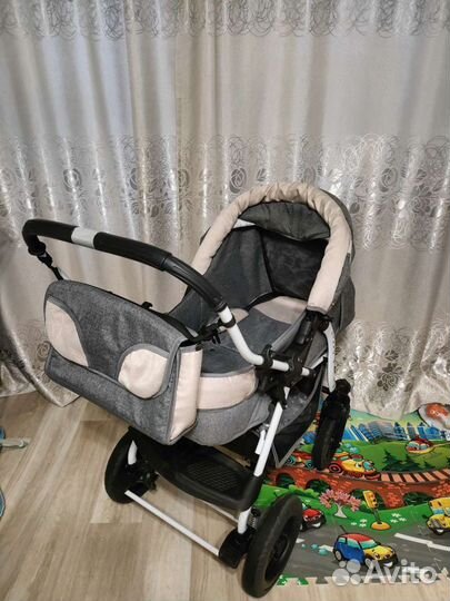 Коляска-трансформер Babyton Pillo OX Grey-Beige