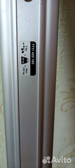 Рейлинги на крышу renault koleus