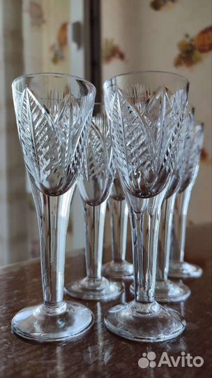 Хрустальные рюмки СССР