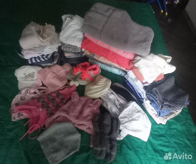 Вещи пакетом на девочку 86-100 см