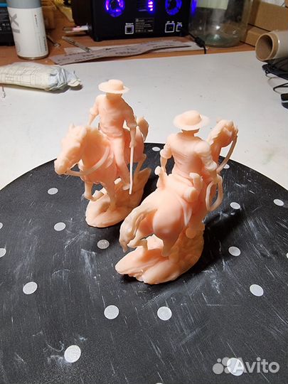 Фотополимерная 3D печать фигурок, миниатюр