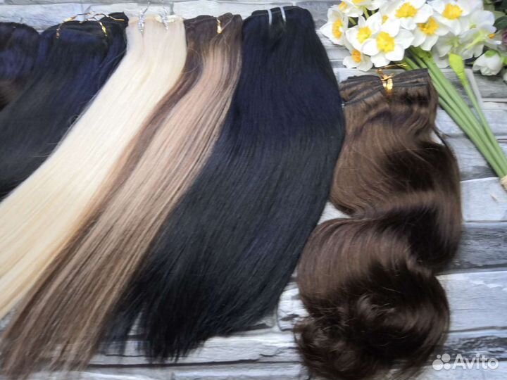 Волосы для наращивания. Натуральный волос. Капсулы