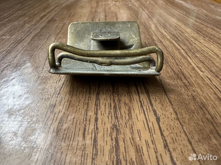 Пряжка солдатская. Латунь СССР. 50х годов