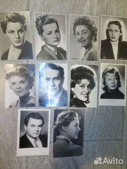 Открытки с артистами СССР