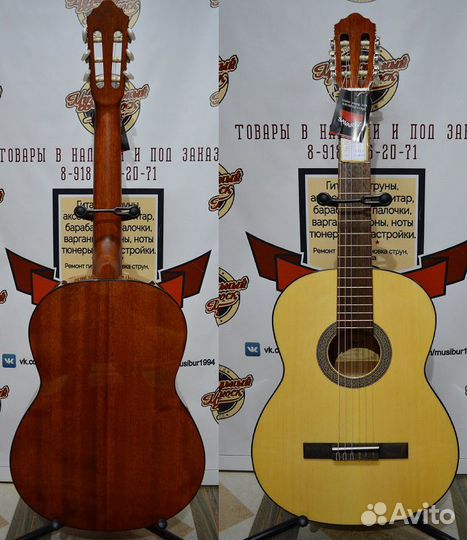 AC100-SG Классическая гитара 4/4, глянцевая, Cort