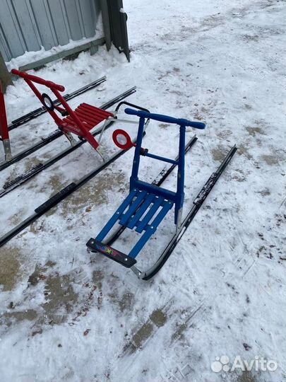 Финские сани esla Т1 (для детей 90-120 см)