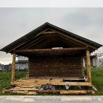 Сруб бани 6х3+3 м, С доставкой