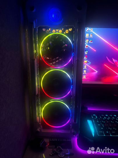 Мощный игровой компьютер в сборе