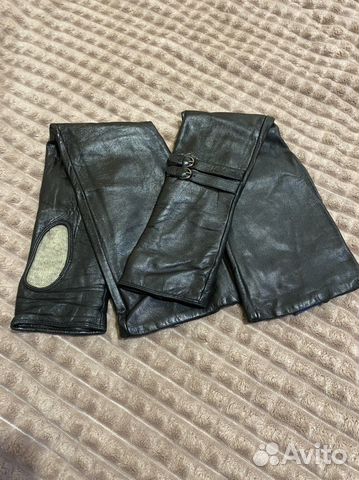 Перчатки без пальцев на шерсти