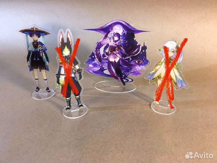 Акриловые фигурки геншин импакт