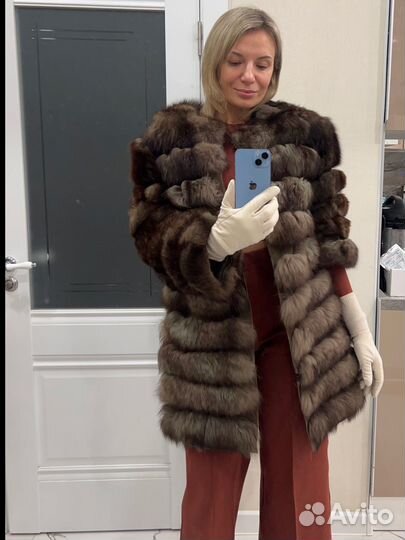 Шуба песцовая трансформер