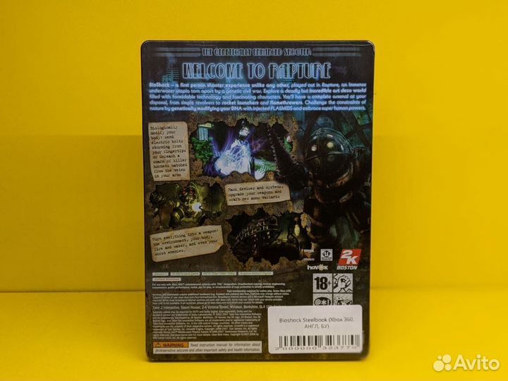 Bioshock Steelbook (Xbox 360, англ, бу)