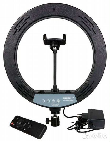 Кольцевая лампа 32см и штатив 210см+пульт