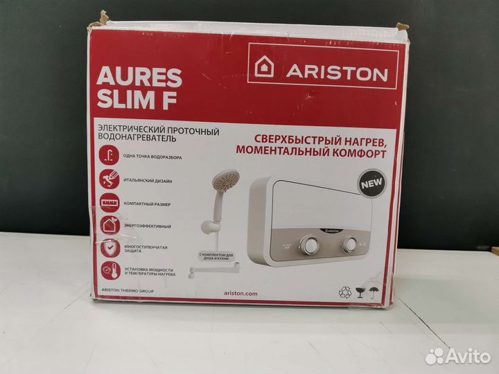 Водонагреватель Ariston Aures SF 5.5 COM, душ+кран