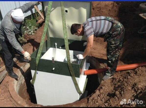 Септик автономный + установка