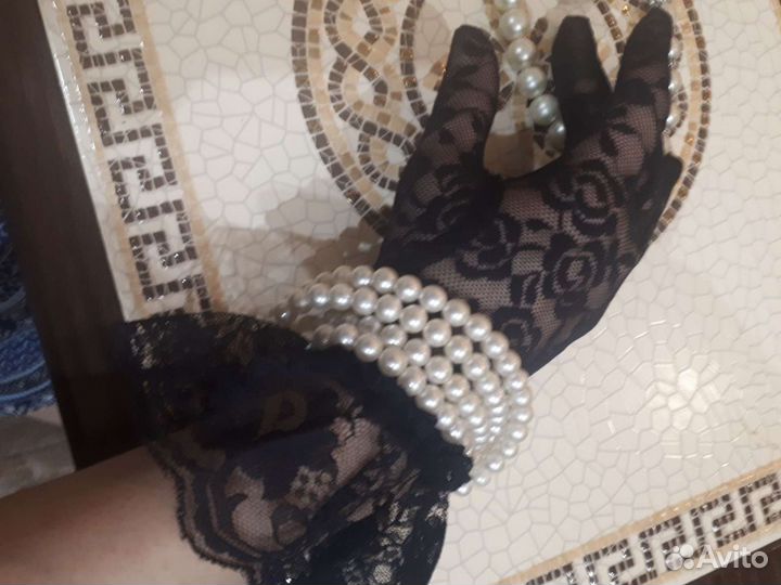 Перчатки ажурные