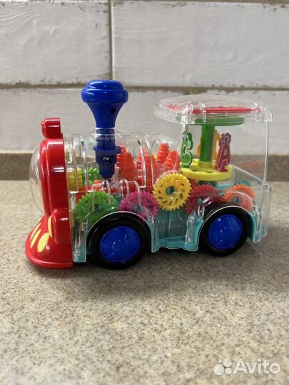 Паровозик музыкальный светящийся