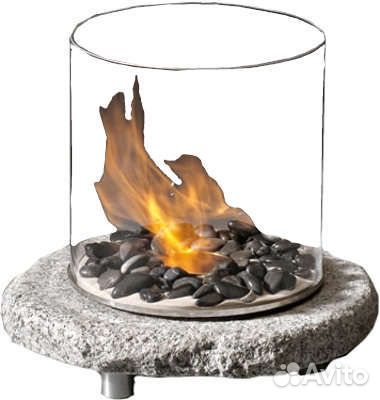 Стеклянный биокамин planika stone GF-11