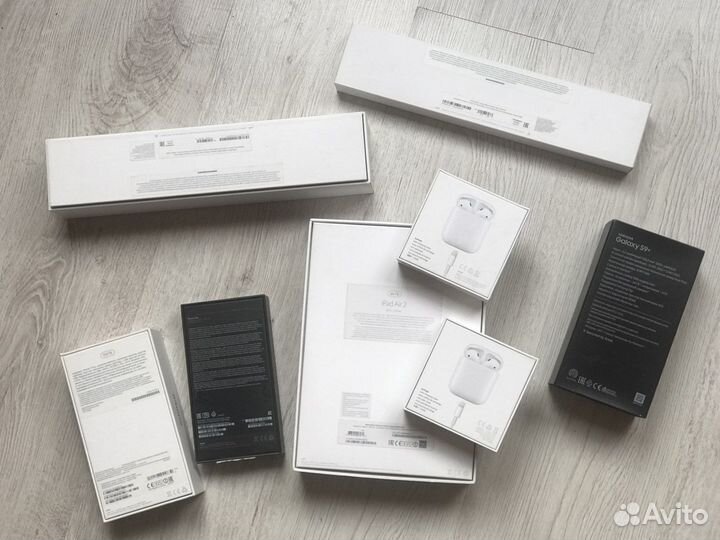 Коробки от apple техники