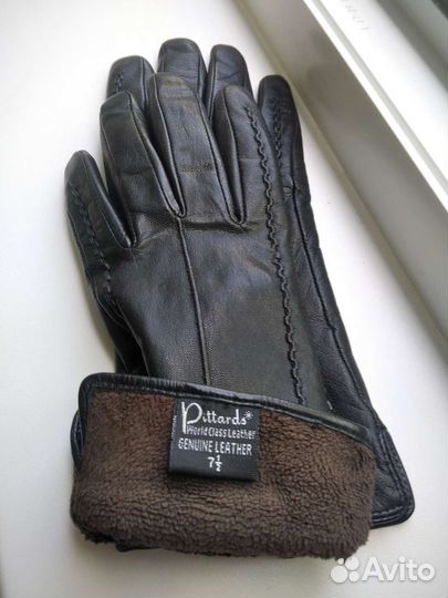 Перчатки кожа