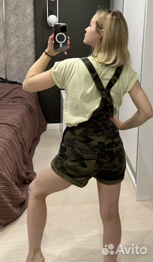 Комбинезон шорты на лямках
