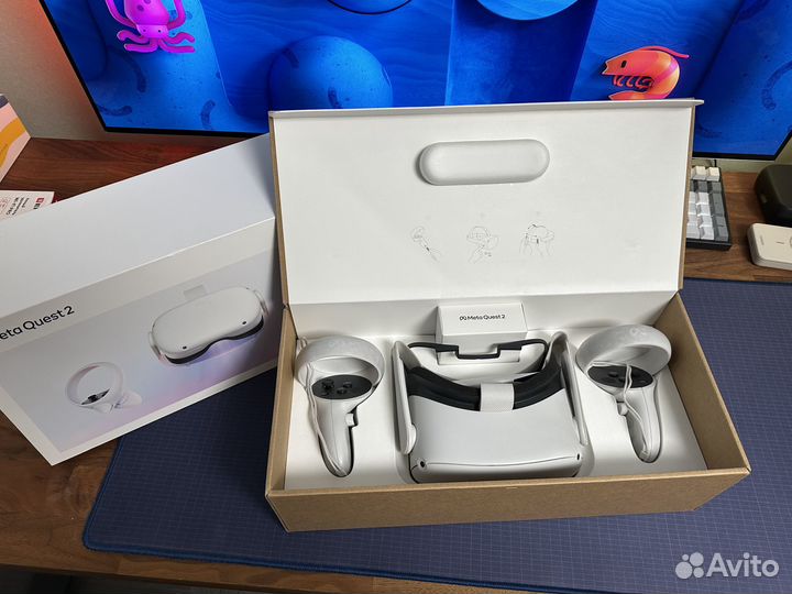 Oculus Quest 2 128gb + BoboVR M2 Plus-2