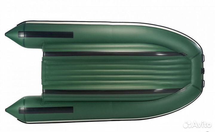 Лодка mishimo lite DF 390 (Светло-серо - зеленый)