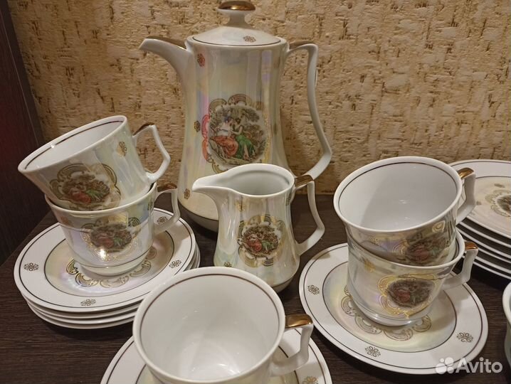 Чайный сервиз Мадонна Гдр jlmenau