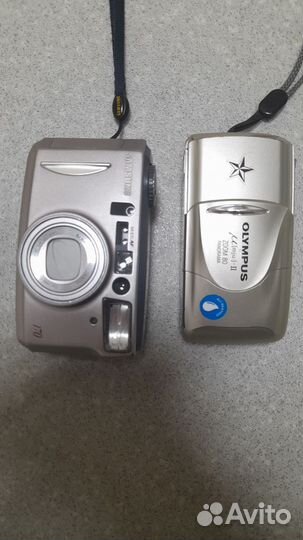 Пленочный фотоаппарат мыльница Olympus, samsung