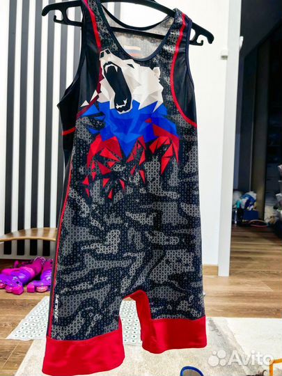 Борцовское трико детское 164-168+ борцовки