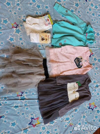Вещи на девочку рост 110 пакетом