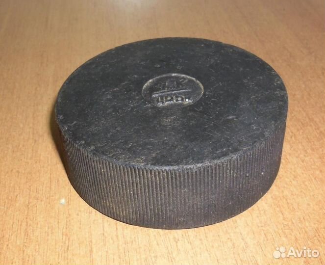 Клюшка и шайба хоккейная подростковая СССР