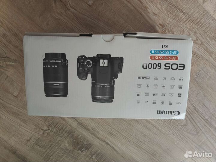 Зеркальный фотоаппарат canon eos 600d